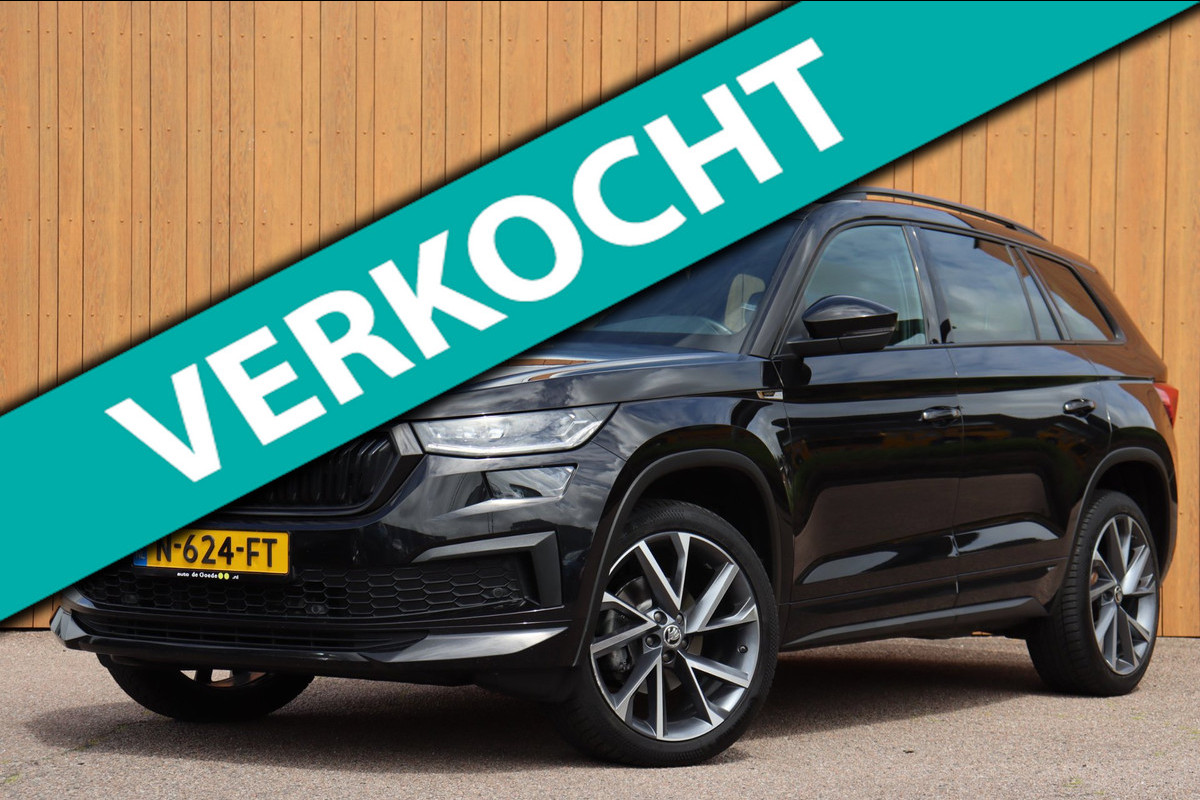 Škoda Kodiaq 1.5 TSI Sportline Business org.NL trekhaak stuurverw el.klep canton camera