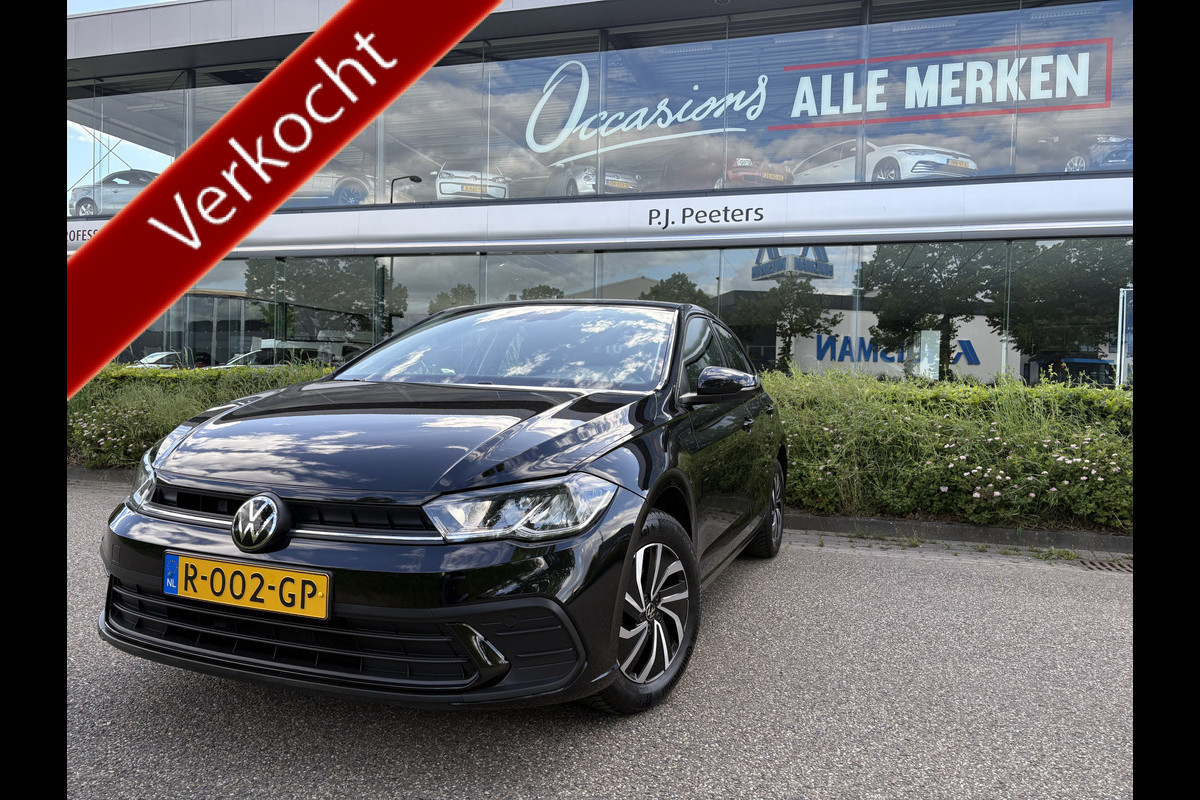 Volkswagen Polo 1.0 TSI Life Airco -  Apple carplay - Navigatie - Cruise control - Bluetooth - Led verlichting - Licht metalen velgen 15 inch - Radio - Stuur multifunctioneel - Elektrische ramen - Start/stop systeem - Stuur leder