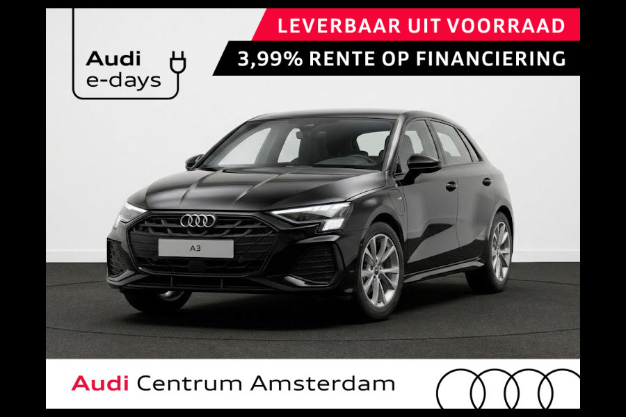 Audi A3 Sportback S edition 40 TFSI e 204 pk | Optiekpakket zwart plus | achteruitrijcamera | Trekhaak | Lichtpakket plus ambient light |