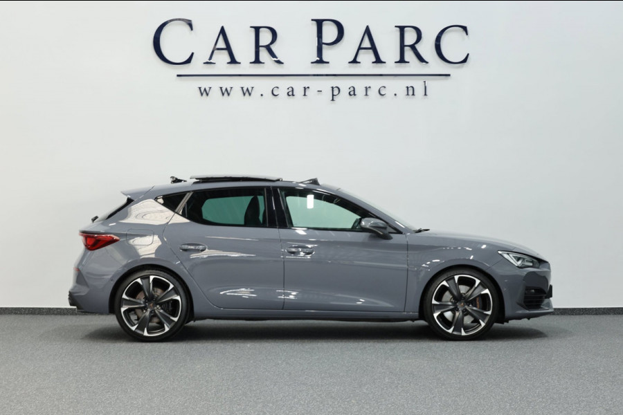 CUPRA Leon 2.0 TSI VZ 300+PK LED/VIRTUAL/SFEER/PANO/HALF LEER+S.VERWARMING+MEMORY/19"/CAM/ACC/ECC/12 MDN GARANTIE!