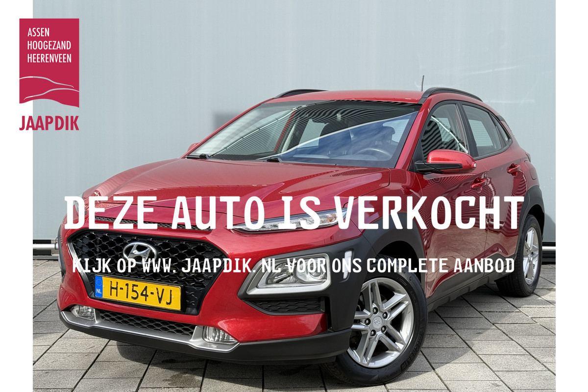 Hyundai Kona BWJ 2020 |1.0 T-GDI 120PK Comfort | CLIMA | CARPLAY | NAVI | PDC | CRUISE |