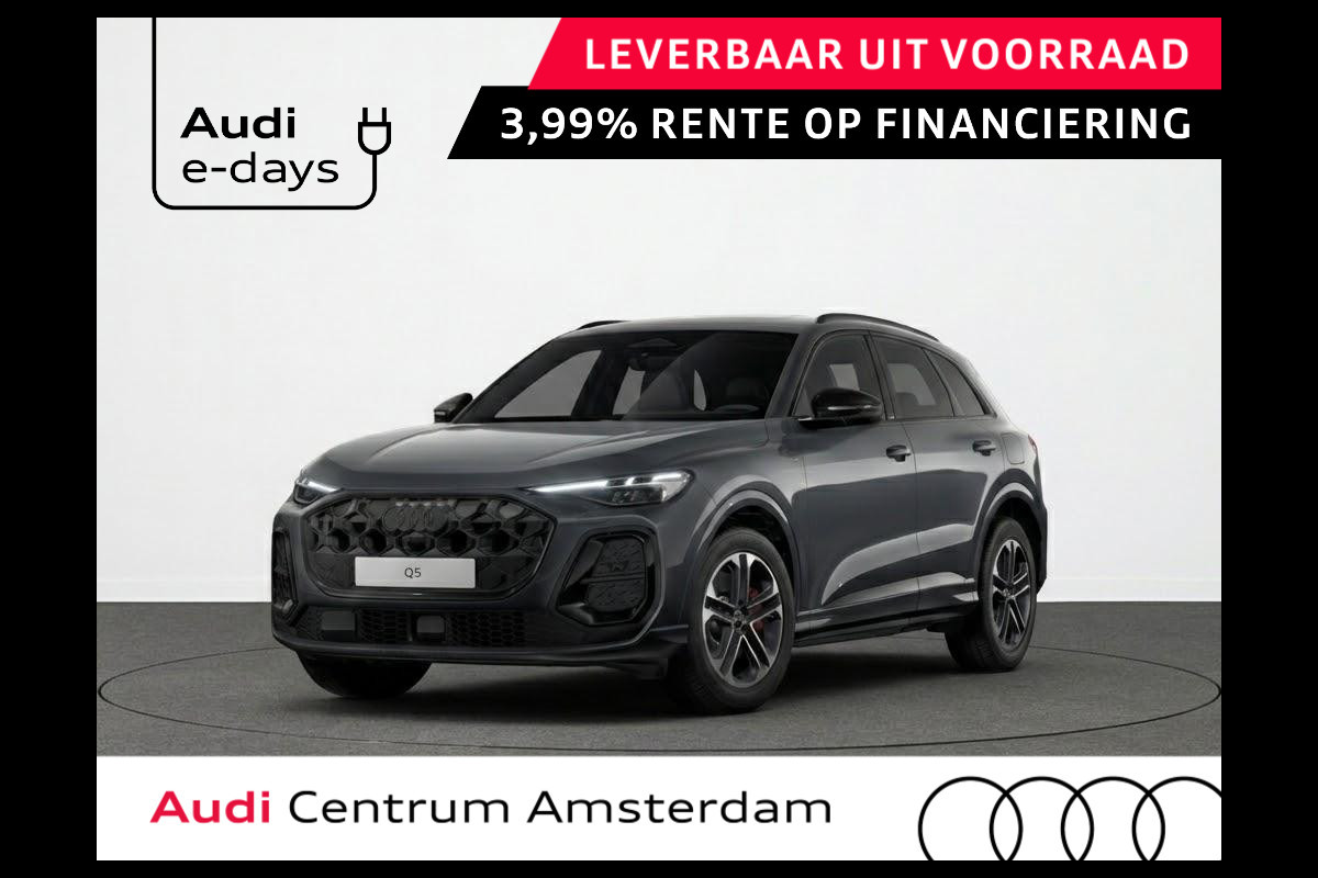 Audi Q5 S edition Competition e-hybrid 367 pk | Panorama-glasdak | MMI experience plus met B&O | Trekhaak, elektr. wegklapbaar | MMI bijrijdersdisplay |
