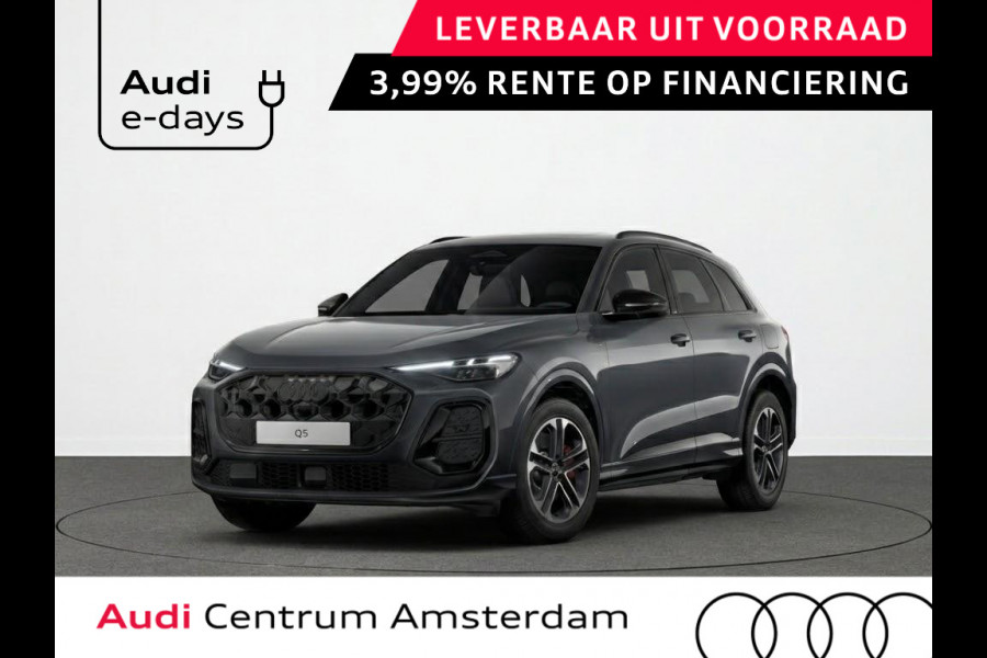 Audi Q5 S edition Competition e-hybrid 367 pk | Panorama-glasdak | MMI experience plus met B&O | Trekhaak, elektr. wegklapbaar | MMI bijrijdersdisplay |
