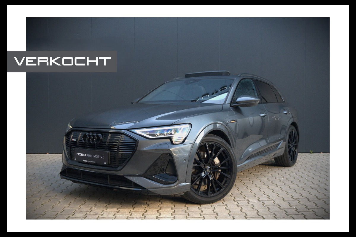 Audi e-tron e-tron 50 quattro Launch edition Black 71 kWh S-Line | Panoramadak | Stoelverwarming | Adaptive Cruise Control | Memory Seat | Parkeersensoren | Keyless | Apple Carplay | SOH 89,39%