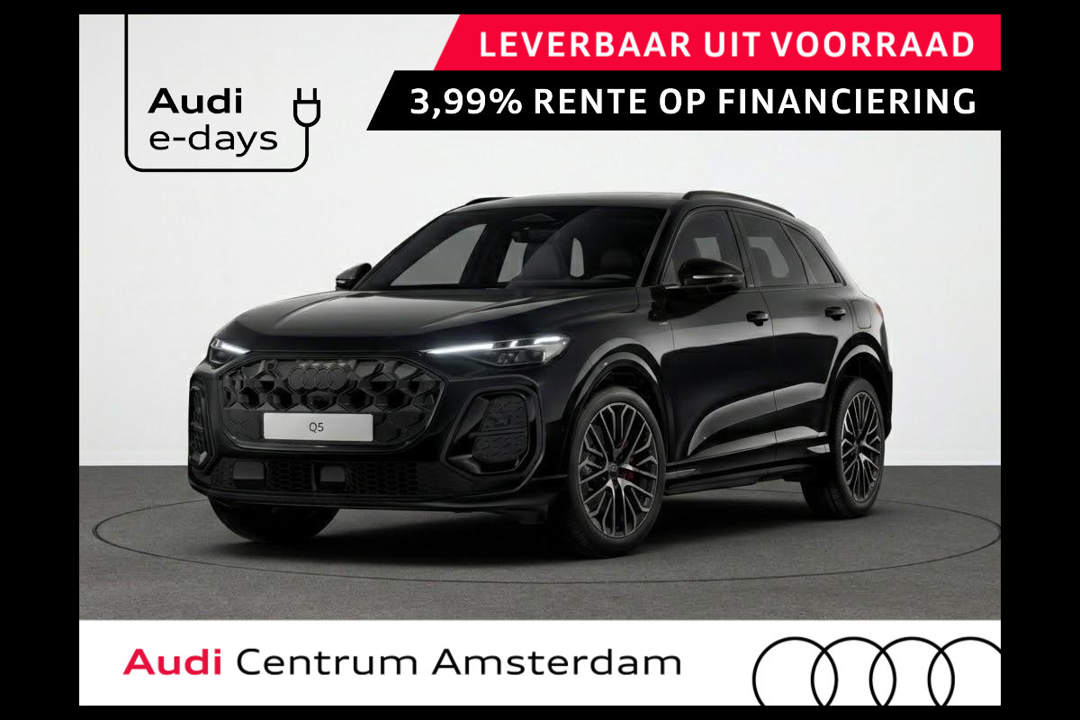 Audi Q5 S edition Competition e-hybrid 367 pk | MMI experience plus met B&O | Trekhaak, elektr. wegklapbaar | Panorama-glasdak | MMI bijrijdersdisplay |