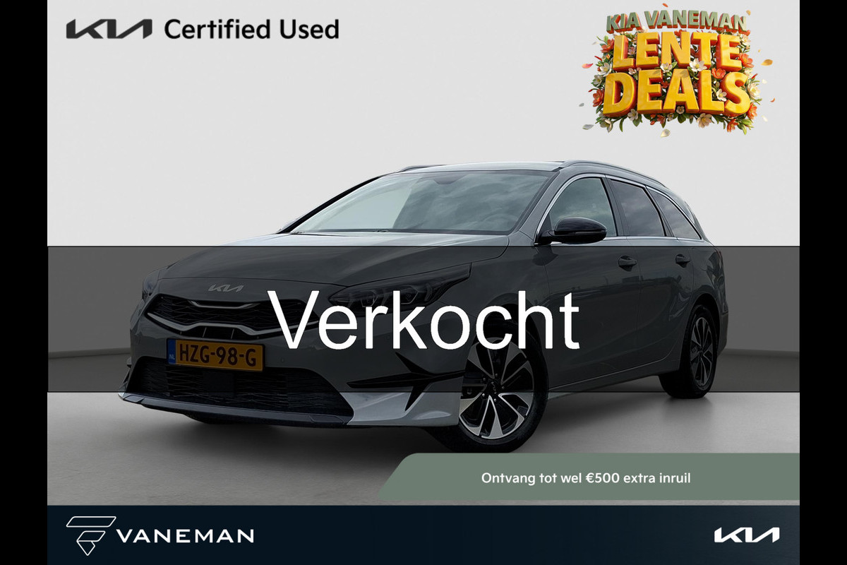 Kia Ceed Sportswagon 1.0 T-GDi MHEV Design Edition Automaat Stoel- en Stuurverwarming | Cruise Control | Climate Control | Elektr. Achterklep | JBL | Draadloos Opladen |