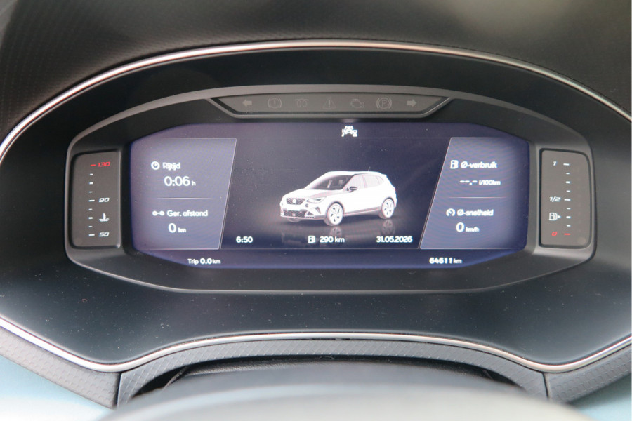 Seat Arona 1.0 TSI 70KW 95PK Xperience Connect,Led Matrix , Virtual cockpit, Keyless, Adaptive cruise, PDC, 18" LMV , Navi,App / smartlink , Bleutooth , DAB+ etc. Dealer onderhouden .