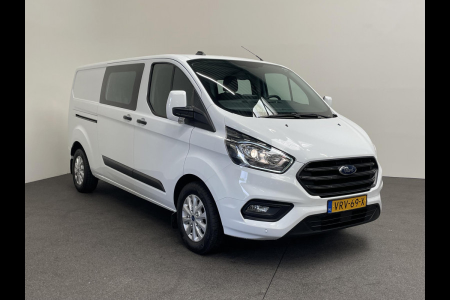 Ford Transit Custom 300 2.0 TDCI L2H1 Trend Dubbele Cabine Automaat 5p Airco Navigatie Bluetooth Trekhaak