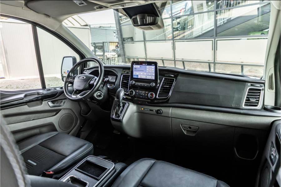 Ford Transit Custom 320 2.0 TDCI L2H1 Limited DC | Marge | BTW Vrij | Dubbel cabine | CarPlay | Camera | Lederen bekleding | Elek stoelen | Trekhaak | Nieuwe APK