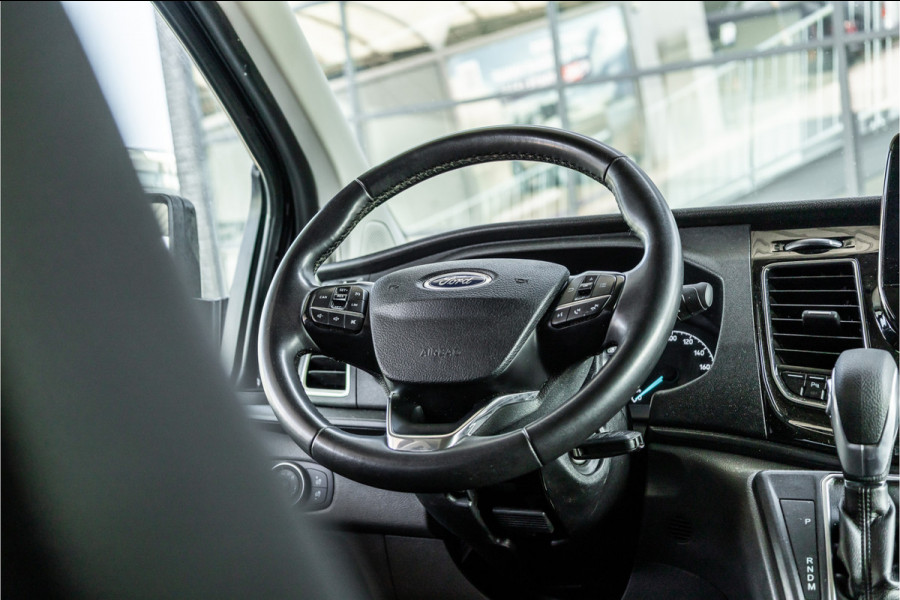 Ford Transit Custom 320 2.0 TDCI L2H1 Limited DC | Marge | BTW Vrij | Dubbel cabine | CarPlay | Camera | Lederen bekleding | Elek stoelen | Trekhaak | Nieuwe APK