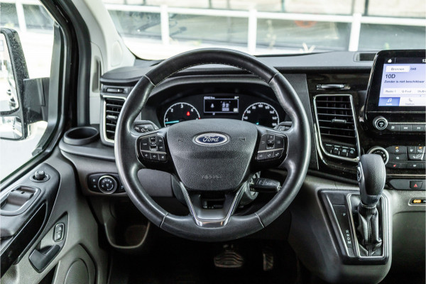 Ford Transit Custom 320 2.0 TDCI L2H1 Limited DC | Marge | BTW Vrij | Dubbel cabine | CarPlay | Camera | Lederen bekleding | Elek stoelen | Trekhaak | Nieuwe APK