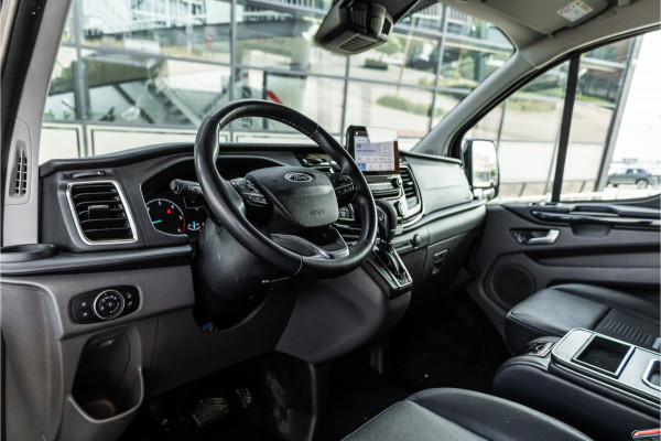 Ford Transit Custom 320 2.0 TDCI L2H1 Limited DC | Marge | BTW Vrij | Dubbel cabine | CarPlay | Camera | Lederen bekleding | Elek stoelen | Trekhaak | Nieuwe APK
