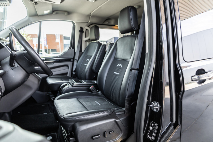 Ford Transit Custom 320 2.0 TDCI L2H1 Limited DC | Marge | BTW Vrij | Dubbel cabine | CarPlay | Camera | Lederen bekleding | Elek stoelen | Trekhaak | Nieuwe APK