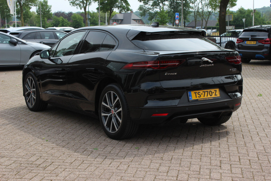 Jaguar I-PACE EV400 First Edition 90 kWh / SoH 82% / Full option! / Panoramadak / 360Camera / Head-up / 20'' / Luchtvering / Leder / Meridian / Stoel+Stuurverwarming / 4zone Airco / DAB / Dodehoek / ACC