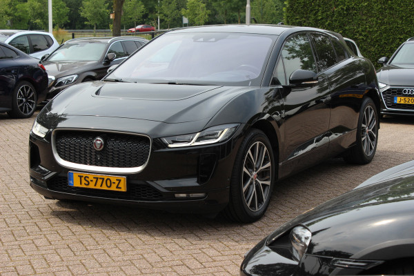 Jaguar I-PACE EV400 First Edition 90 kWh / SoH 82% / Full option! / Panoramadak / 360Camera / Head-up / 20'' / Luchtvering / Leder / Meridian / Stoel+Stuurverwarming / 4zone Airco / DAB / Dodehoek / ACC