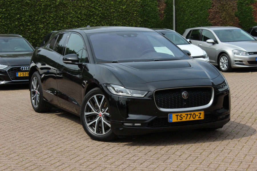 Jaguar I-PACE EV400 First Edition 90 kWh / SoH 82% / Full option! / Panoramadak / 360Camera / Head-up / 20'' / Luchtvering / Leder / Meridian / Stoel+Stuurverwarming / 4zone Airco / DAB / Dodehoek / ACC