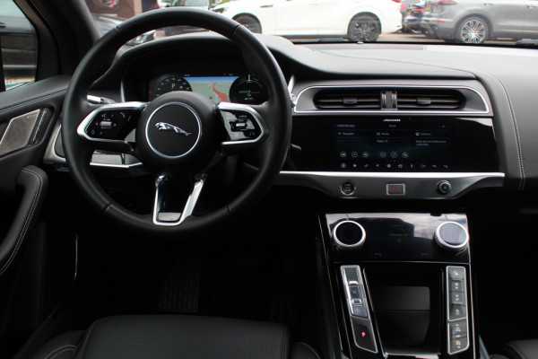 Jaguar I-PACE EV400 First Edition 90 kWh / SoH 82% / Full option! / Panoramadak / 360Camera / Head-up / 20'' / Luchtvering / Leder / Meridian / Stoel+Stuurverwarming / 4zone Airco / DAB / Dodehoek / ACC