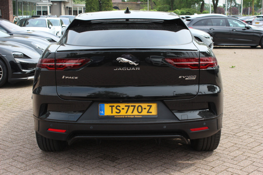 Jaguar I-PACE EV400 First Edition 90 kWh / SoH 82% / Full option! / Panoramadak / 360Camera / Head-up / 20'' / Luchtvering / Leder / Meridian / Stoel+Stuurverwarming / 4zone Airco / DAB / Dodehoek / ACC