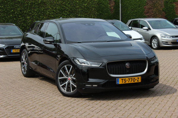 Jaguar I-PACE EV400 First Edition 90 kWh / SoH 82% / Full option! / Panoramadak / 360Camera / Head-up / 20'' / Luchtvering / Leder / Meridian / Stoel+Stuurverwarming / 4zone Airco / DAB / Dodehoek / ACC