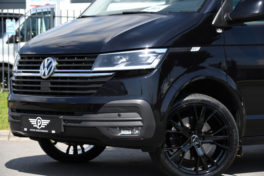 Volkswagen Transporter 2.0 TDI L2H1 DC 4Motion Black Edition Camera, Adaptieve Cruise, Carplay, LED, 4x4, Stoelverwarming, Automaat, Trekhaak, 199pk, Uniek!