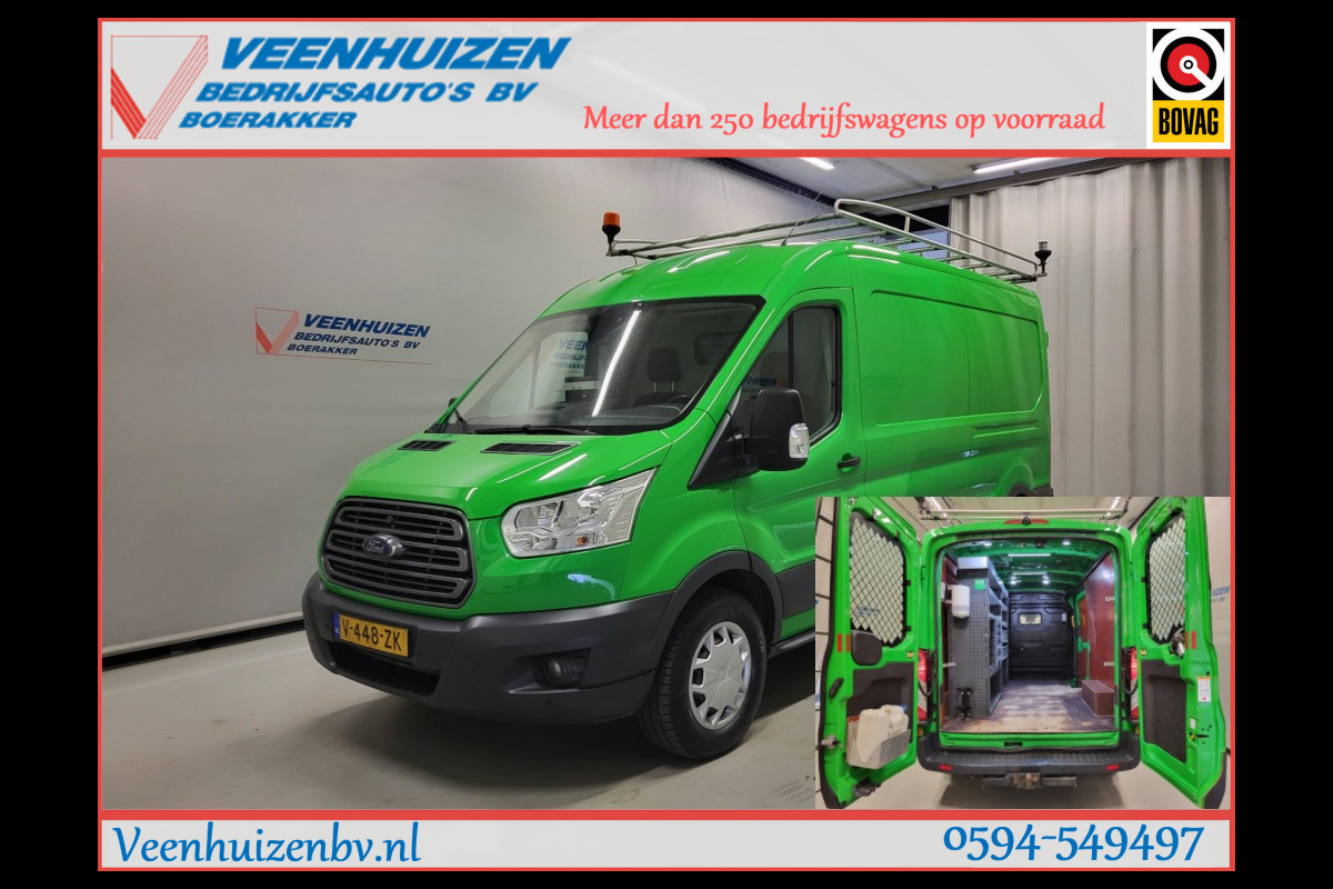 Ford Transit 2.0TDCI L3/H2 2800kg Trekkracht Inrichting Euro 6!