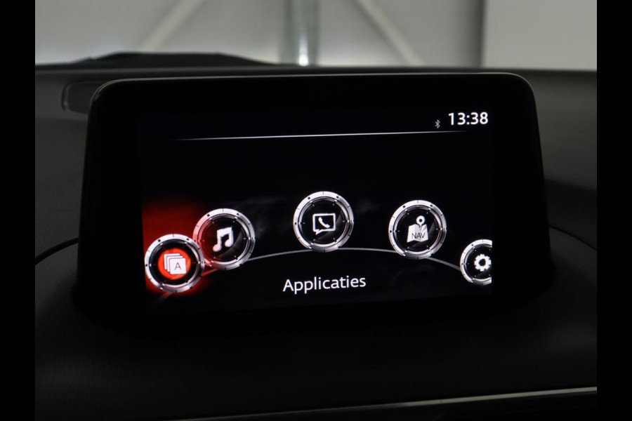 Mazda 3 2.0 SkyActiv-G 120 GT-M | Leder | Head-Up | Stoelverwarming | Camera | Navigatie | Full LED | Stuurverwarming | Keyless | Climate control | Bose Sound | Bluetooth | Parkeerhulp | Cruise control