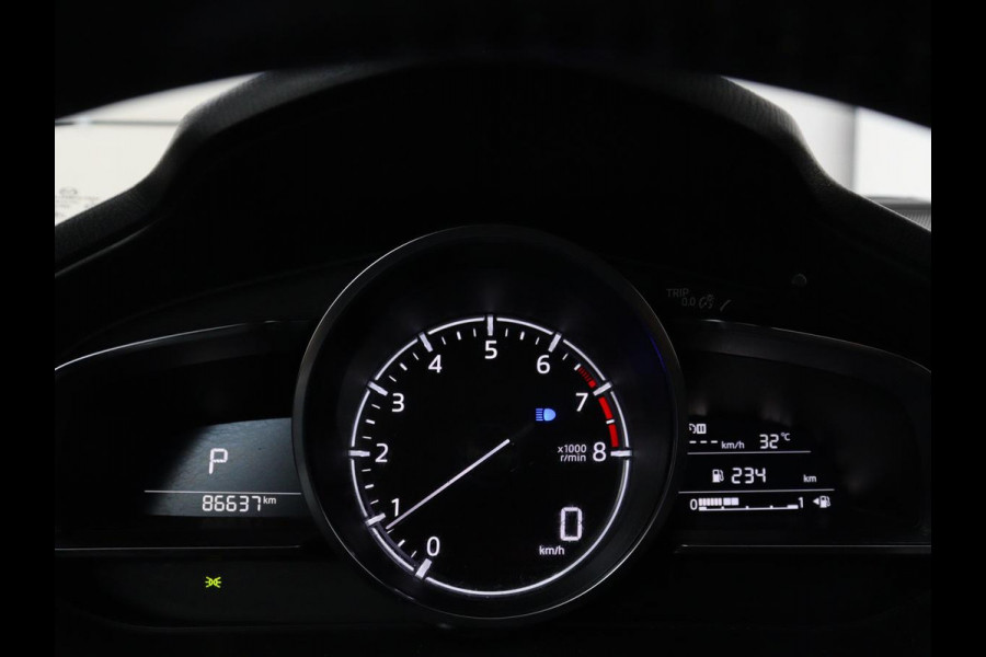 Mazda 3 2.0 SkyActiv-G 120 GT-M | Leder | Head-Up | Stoelverwarming | Camera | Navigatie | Full LED | Stuurverwarming | Keyless | Climate control | Bose Sound | Bluetooth | Parkeerhulp | Cruise control