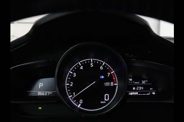 Mazda 3 2.0 SkyActiv-G 120 GT-M | Leder | Head-Up | Stoelverwarming | Camera | Navigatie | Full LED | Stuurverwarming | Keyless | Climate control | Bose Sound | Bluetooth | Parkeerhulp | Cruise control