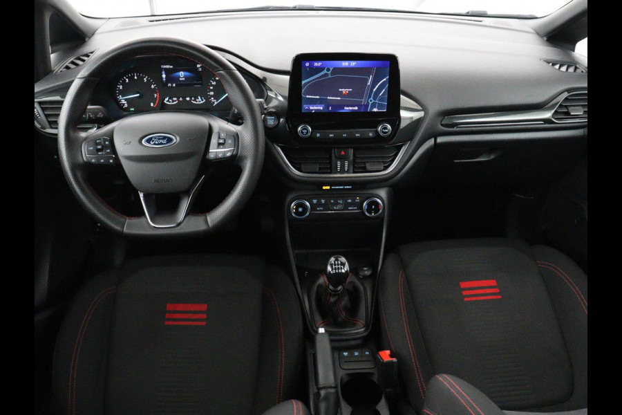 Ford Fiesta 1.0 EcoBoost Hybrid ST-Line | Carplay | Navigatie | Parkeerhulp | Climate control | Cruise control | Full LED | 17'' | Keyless Start | Bluetooth