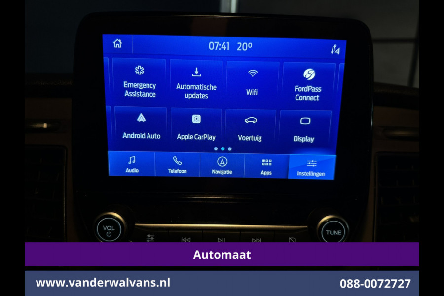 Ford Transit Custom 2.0 TDCI 170pk Automaat L2H1 Euro6 Airco | 2x zijdeur | Camera | Navigatie | Apple Carplay Android Auto, Cruisecontrol, LED, Verwarmde voorruit, Parkeersensoren, Bijrijdersbank