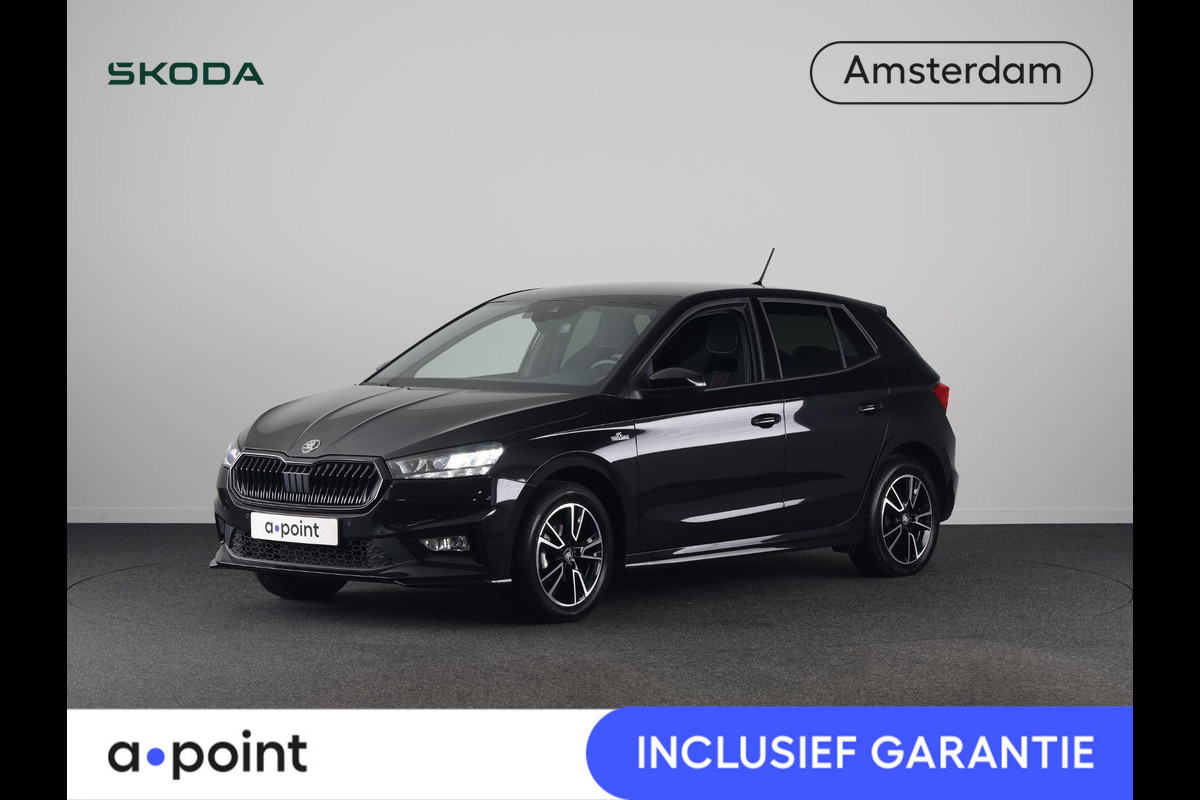 Škoda Fabia 1.0 TSI Monte Carlo 95 pk | Verlengde garantie | Navigatie via App | Parkeersensoren | Achteruitrijcamera | LED koplampen | Stoelverwarming |