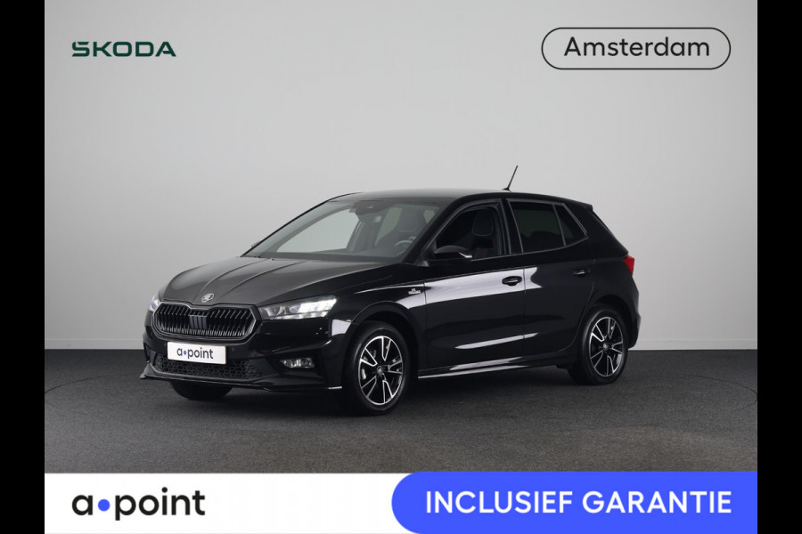 Škoda Fabia 1.0 TSI Monte Carlo 95 pk | Verlengde garantie | Navigatie via App | Parkeersensoren | Achteruitrijcamera | LED koplampen | Stoelverwarming |