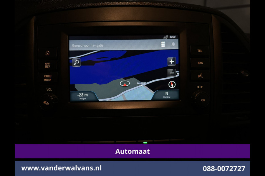 Mercedes-Benz Vito 114 CDI 136pk 9G-Tronic Automaat L2H1 Euro6 Airco | Camera | Navigatie | Apple Carplay Android Auto, 2500kg Trekhaak, Cruisecontrol, Parkeersensoren, Sidebars