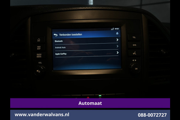 Mercedes-Benz Vito 114 CDI 136pk 9G-Tronic Automaat L2H1 Euro6 Airco | Camera | Navigatie | Apple Carplay Android Auto, 2500kg Trekhaak, Cruisecontrol, Parkeersensoren, Sidebars