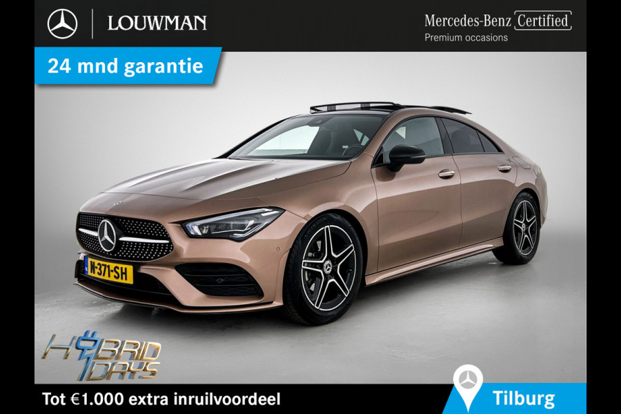 Mercedes-Benz CLA-Klasse 180 Business Solution AMG | Panoramadak | 5 spaaks lichtmetalen | Navigatie | Parking support Inclusief 24 maanden MB Certified garantie voor Europa.