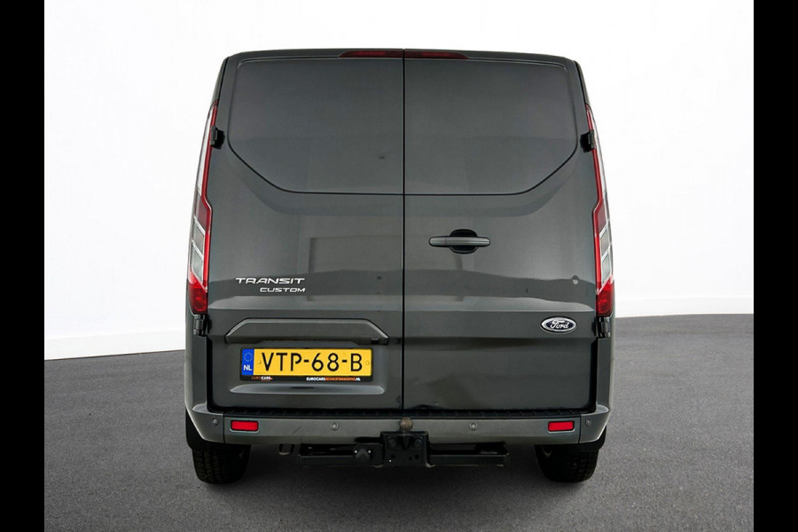Ford Transit Custom 300 2.0 TDCI L2H1 Limited Dubbele Cabine Automaat Navigatie Airco 2 Schuifdeuren Trekhaak Parkeersensoren Carplay DAB