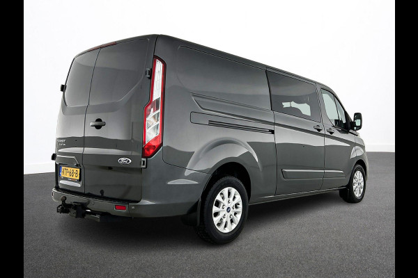Ford Transit Custom 300 2.0 TDCI L2H1 Limited Dubbele Cabine Automaat Navigatie Airco 2 Schuifdeuren Trekhaak Parkeersensoren Carplay DAB