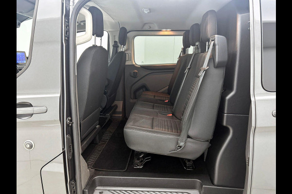 Ford Transit Custom 300 2.0 TDCI L2H1 Limited Dubbele Cabine Automaat Navigatie Airco 2 Schuifdeuren Trekhaak Parkeersensoren Carplay DAB