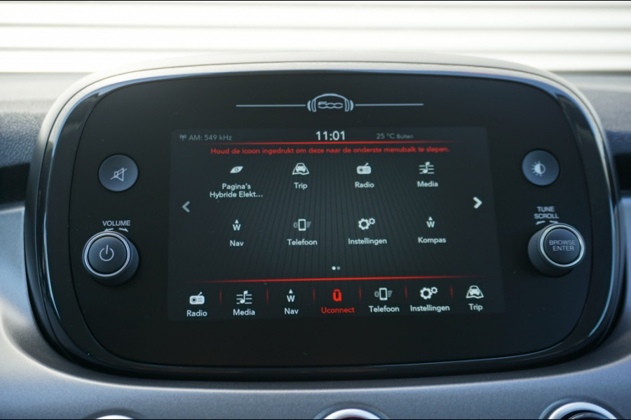 Fiat 500X 131PK Hybrid Sport | AUTOMAAT | CAMERA | SPORTSTUUR | NAVI