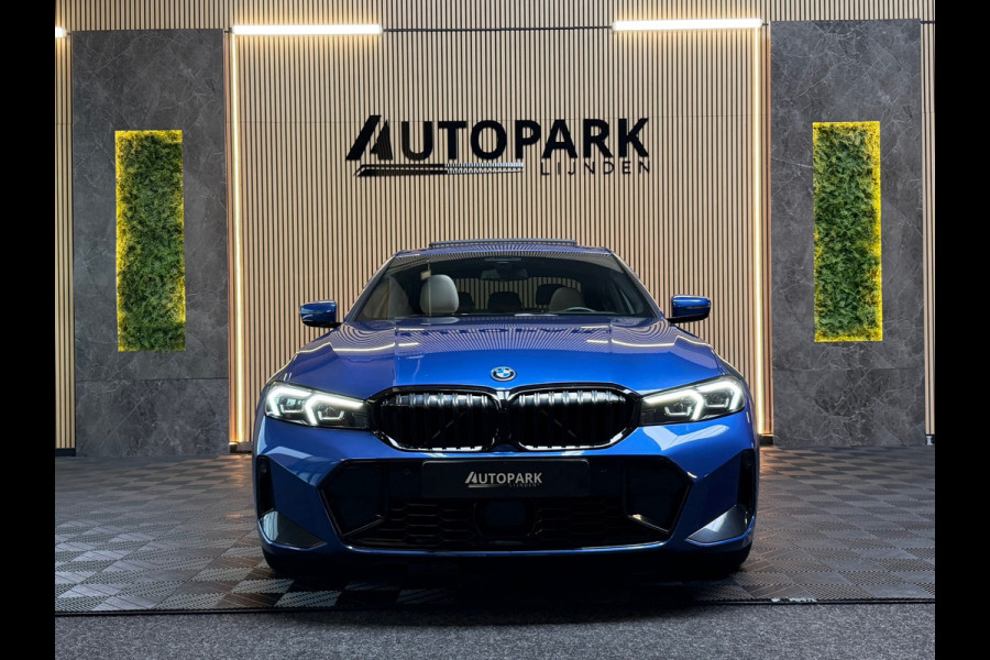BMW 3-serie 330e High Executive|M-SPORT|LCI|PANO|HuD|MEMORY|KEYLESS|CARPLAY|DEALERONDERHOUDEN|AMBIENT LIGHT|GARANTIE|292PK|BOMVOL!