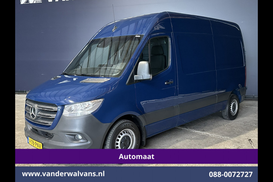 Mercedes-Benz Sprinter 214 CDI 143pk 9G-Tronic Automaat L2H2 Euro6 Airco | Camera | Navigatie | Apple Carplay | Chauffeursstoel Adaptieve Cruisecontrol, Android Auto, Stoelverwarming, Verwarmde Voorruit, 270 Graden Achterdeuren, Bijrijdersbank