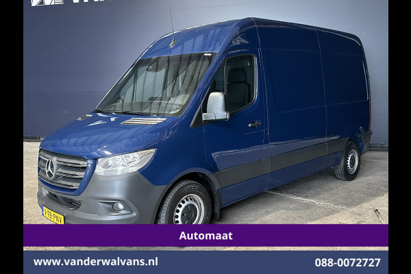 Mercedes-Benz Sprinter 214 CDI 143pk 9G-Tronic Automaat L2H2 Euro6 Airco | Camera | Navigatie | Apple Carplay | Chauffeursstoel Adaptieve Cruisecontrol, Android Auto, Stoelverwarming, Verwarmde Voorruit, 270 Graden Achterdeuren, Bijrijdersbank