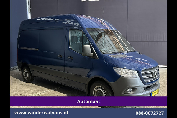 Mercedes-Benz Sprinter 214 CDI 143pk 9G-Tronic Automaat L2H2 Euro6 Airco | Camera | Navigatie | Apple Carplay | Chauffeursstoel Adaptieve Cruisecontrol, Android Auto, Stoelverwarming, Verwarmde Voorruit, 270 Graden Achterdeuren, Bijrijdersbank