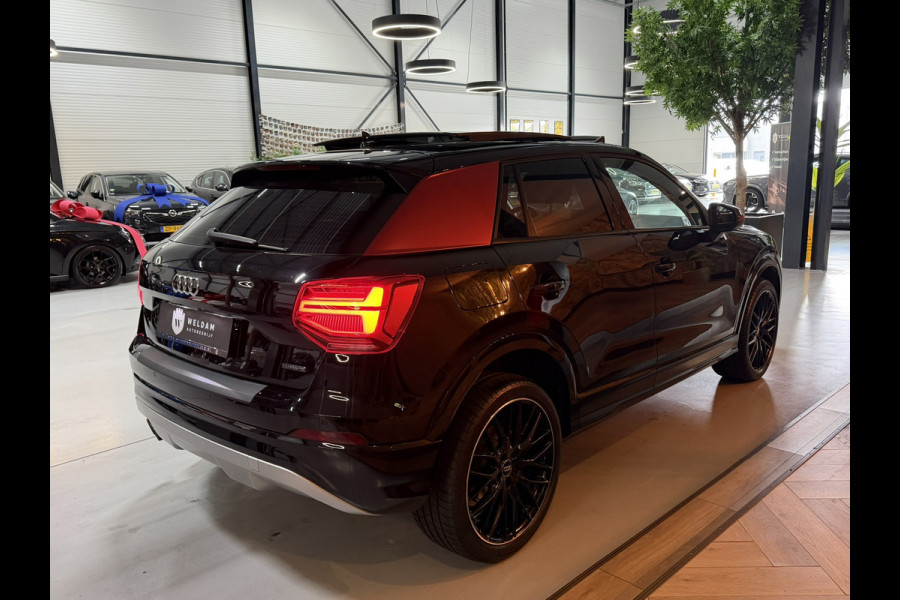 Audi Q2 2.0 TFSI Quattro Sport|Black on Black|Groot Navi|B&O|Pano|Virtual Cockpit|Dodehoek|Afneembare Trekhaak|Keyless|Rijklaar