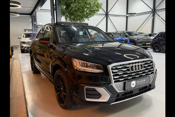 Audi Q2 2.0 TFSI Quattro Sport|Black on Black|Groot Navi|B&O|Pano|Virtual Cockpit|Dodehoek|Afneembare Trekhaak|Keyless|Rijklaar