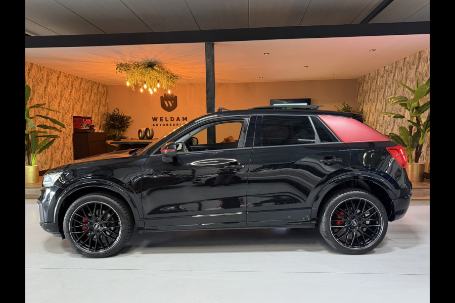 Audi Q2 2.0 TFSI Quattro Sport|Black on Black|Groot Navi|B&O|Pano|Virtual Cockpit|Dodehoek|Afneembare Trekhaak|Keyless|Rijklaar