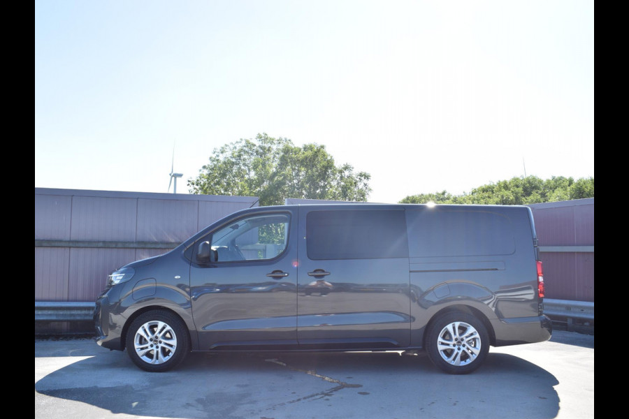 Opel Vivaro Electric 75 kWh Dubbele Cabine | tot 8 jaar garantie | 2x schuifdeur | Dynamic Comfort NAV Pakket | Comfort Pakket |  Exterieur pakket | Winterpakket | Betimmering | LM velgen | Rijklaarprijs
