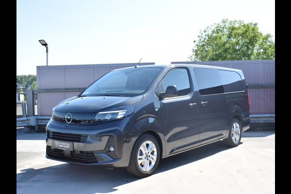 Opel Vivaro Electric 75 kWh Dubbele Cabine | tot 8 jaar garantie | 2x schuifdeur | Dynamic Comfort NAV Pakket | Comfort Pakket |  Exterieur pakket | Winterpakket | Betimmering | LM velgen | Rijklaarprijs