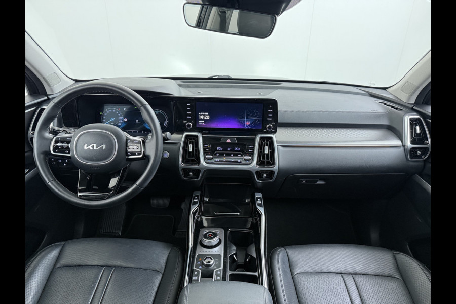 Kia Sorento 1.6T-GDI 265PK 4WD Plugin Hybrid DynamicPlusLine 7-Persoons Panoramadak Leder Trekhaak Adap.Cruise Bose® Stoel+Stuur+Achterbankv Apple Carplay Android Auto DAB Lmv Privacy Glas Led Elek.Stoelen Elek.Achterklep Fabrieksgarantie tot 24-8-2030/150.000KM 1e Eigenaar Dealeronderhouden 1.500KG Trekgewicht Origineel Nederlandse Auto