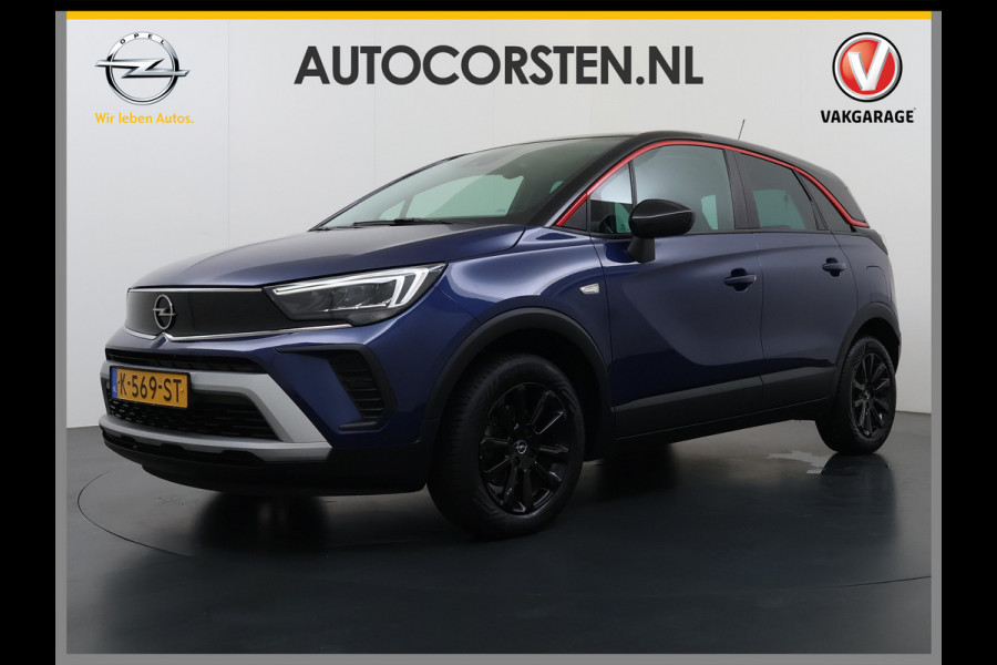 Opel Crossland 1.2 Turbo GS Line Navi 360°Camera Trekhaak AGR-Comfort Stoel Android Auto Apple Carplay Cruise Control Airco Pdc Stoel+Stuur+Voorruitverwarming Led Lmv 16" Pivacy Glas Isofix DAB 1e Eigenaar Dealeronderhouden Origineel Nederlandse Auto
